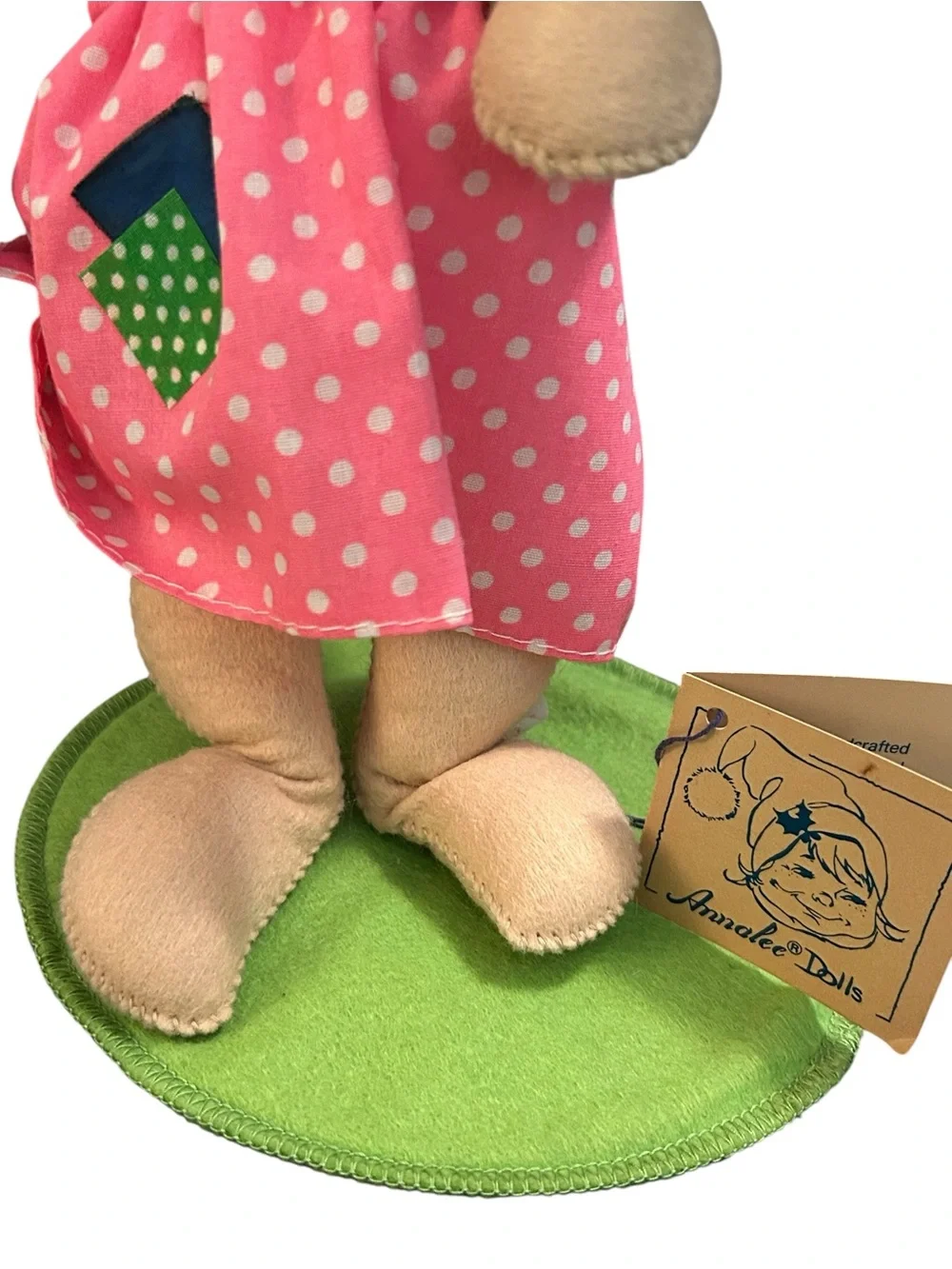 Vintage ‘89 Annalee Bunny Doll Country Girl W Strawberries Collectible 0650 EUC